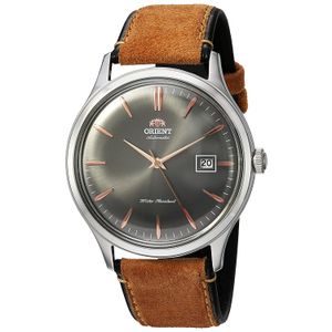 Orient Bambino Version IV - Reloj automático japonés de acero inoxidable y piel