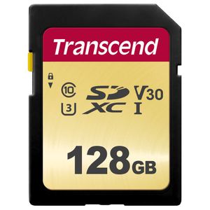 Transcend ts128gsdc500s 128 GB UHS-I U3 tarjeta de memoria SD MLC
