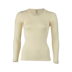 Women's Thermal Base Layer Top - Lightweight Moisture Wicking Merino Wool Silk Undershirt