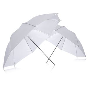 Neewer – Flash de estudio de fotografía (2) 33" 83 cm Color Blanco Translúcido Suave paraguas