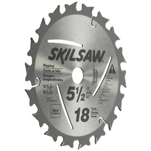SKIL 95010 Hoja de sierra circular de 18 dientes, 5-1/2 pulgadas