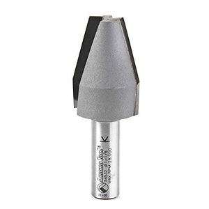 Amana Herramienta 54532 Vertical Raised Panel 2-flute Router Bit con punta de carburo de estilo tradicional, 1 – 1/8-Inch vástago diámetro por 1/2-inc