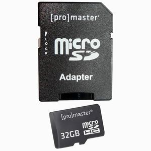 Promaster Micro SD de 32 GB tarjeta de memoria de 375 x rendimiento (1555)
