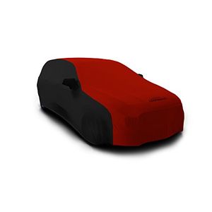 Coverking Custom Car Cover para Select Buick Electra Models Satin Stretch Inferno Orange con Black Sides