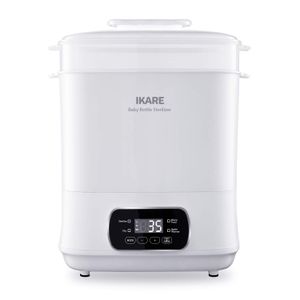 IKARE 5 en 1 - Estéril y secador de vapor eléctrico para biberones, chupetes, tazas, juguetes