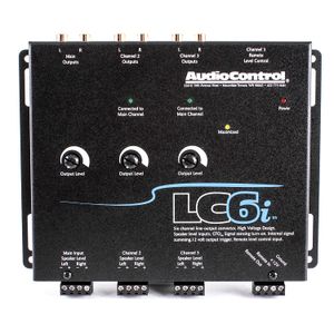 audiocontrol lc6i Negro 6 canal Line Out Converter con summing interna