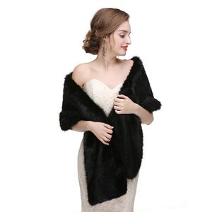 CanB Mujeres grande 1920 de pelo sintético Shawl novia boda pelaje y Bolero de la piel sintética de la visera de la alfombra para mujeres y niñas