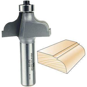 Whiteside Router Bits 3218 Ogee Filetes Bit con 1/4-inch, 1 – 5/8-inch Gran Diámetro de radio y 3/4-Inch longitud de corte