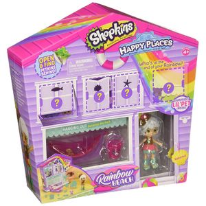 Shopkins Happy Places Rainbow Juego de muebles de playa- Hanging Out