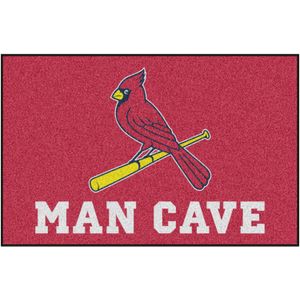 Fanmats 22471 MLB-St. Louis Cardinals hombre cueva arranque alfombra