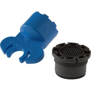 Delta rp54977 Lahara 1,5 gpm Aireador, color chapado en cromo