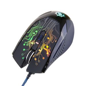 Enhance GX-M1 Gaming mouse con sensor óptico de 3500 dpi, & de color cambiante luces LED para PC ordenadores – perfecto para Titanfall, Battlefield 4,