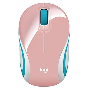 Inalámbrico Mini mouse M187, tamaño de bolsillo portátil mouse para ordenadores portátiles, Blossom