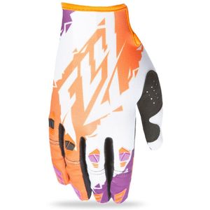 FLY Racing Unisex-Adult Kinetic Crux Guantes (Naranja/Púrpura, Tamaño 7)