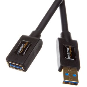 Cable de extensión USB 3.0 de AmazonBasics - A-macho a hembra - 9,8 pies (3,0 m)
