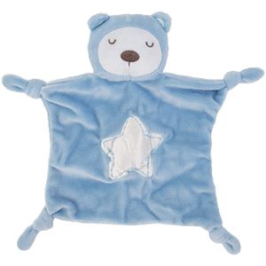 C.R. Gibson Snuggle Buddy - Manta para bebé, diseño de oso azul, 11.0 in