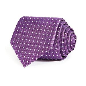 La tienda de los hombres 100% Seda Alterna Dots clásico grande de la Bloomingdale Necktie púrpura