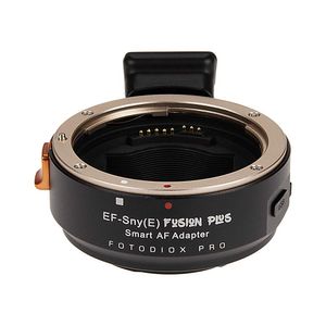 Fotodiox Pro Fusion Plus - Adaptador para cámara Canon EOS (EF/EF-S) D/SLR a Sony Alpha E-Mount sin espejo con funciones automatizadas completas y fir