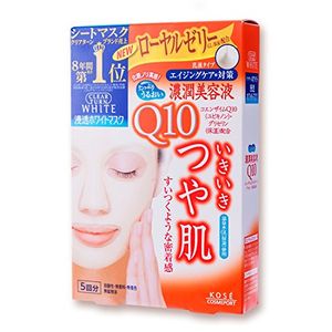 Kose Clear Turn White Coenzima Q10 máscara facial de papel