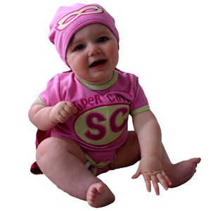 Sozo Baby-Girls Super Cute Bodysuit y Cap Set