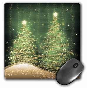 3dRose LLC 8 x 8 x 0.25 inches Mouse Pad, elegante de Navidad espumoso Árboles Verde (MP _ _ _ _ _ _ _ _ _ _ 35706 _ _ _ _ _ _ _ _ _ _ 1)