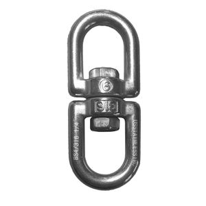 Acero inoxidable 316 Anchor Swivel Ojo y ojo 6 mm o 1/4" Marine Grade