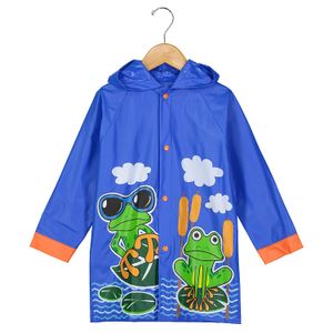 Puddle Play - Chubasquero con capucha para niños y niñas