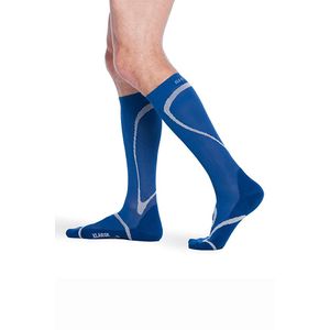 Calcetines hasta la pantorrila unisex SIGVARIS Traverse 412C, M S, Azul, 1