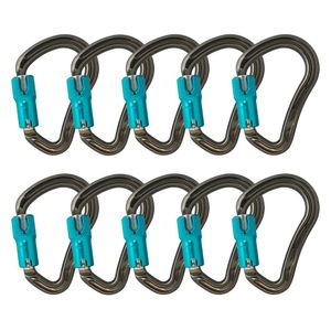 Fusion Climb Techno Groove Auto Lock ergonómico de alta resistencia mosquetón 10-pack