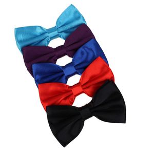 Dan Smith Men's Fashion Poly Pre-tied Bowtie Set More Choice Available 5T With Free Gift Box