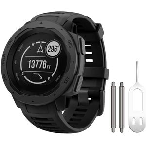 ANCOOL - Correa de repuesto para reloj inteligente Garmin Instinct, de silicona suave, compatible con relojes inteligentes para hombre y mujer