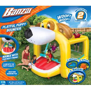 Banzai Playful Puppy Inflatable – Silla mecedora