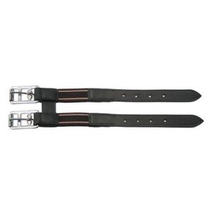 Tough 1 equiroyal piel con elástico Cincha Extension, café
