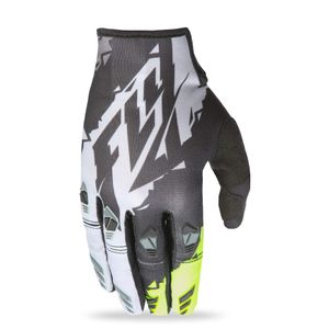 FLY Racing Unisex-Adult Guantes (Black/Hi-Vis cinética, tamaño 10/grandes)