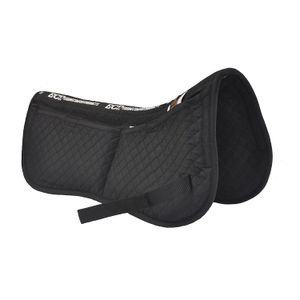 ECP media silla de montura acolchada de rombos, de algodón inglés, contorno terapéutico, bolsillos de espuma viscoelástica, para adiestramiento, salto