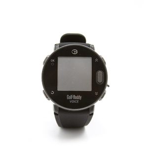 GolfBuddy Voice x con pulsera, color negro