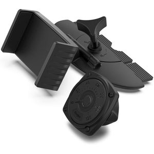 Ringke - Soporte de coche 2 en 1 con ranura para CD, compatible con smartphone, tableta u otros dispositivos de mano, ajustable, universal, fuerte sop