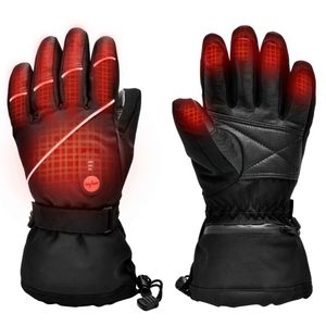 Upgraded Heated Gloves for Men Women,Electric Ski Motorcycle Snow Mitten Glove Arthritis