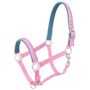Tough 1 tough-1 Nylon Acolchado Halter con satén hardware