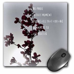 3dRose LLC 8 x 8 x 0.25 inches Mouse Pad, última intervensión Momento Poesía Zen Floral Inspirations (MP _ _ _ _ _ _ _ _ _ _ 30898 _ _ _ _ _ _ _ _ _ _