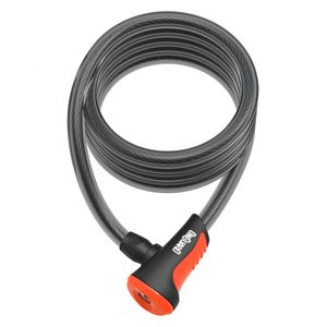 Onguard Neon 8157 Cable Lock With Key/Bracket, Rojo, 6 &apos;X 10 mm