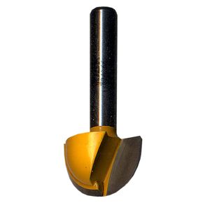 Tarea Tools t24166 Core Box Router Bit con 1/4-inch Shank, 3/4-Inch by 1/2-inch Altura de carburo, 3/8-Inch Radius