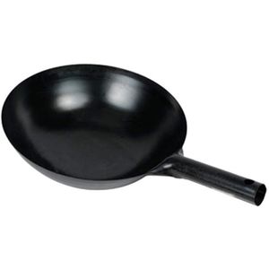 winco wok-36 chino Wok con mango integral, 40,6 cm, Negro