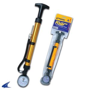 CHAMPRO dual-action Bomba Con Manómetro (10-Inch)