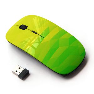 koolmouse [óptico 2.4 G mouse inalámbrico] [Amarillo], color verde