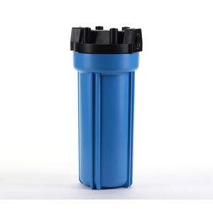 Hydronix hx-hf5 – 10blbk34 Filtro de agua 10" NSF listado ro, toda la casa, hydroponics-3/4" puertos, cuerpo azul, azul/negro