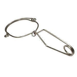 Fusion Climb Mossa Gran tamaño 4 1/8" pipe-form Anchor, Plata