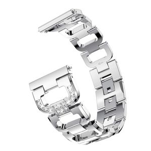 YOFUNTLE Compatible for Samsung Galaxy Watch Active 40mm/Galaxy Watch 42mm Bands Women,20mm Bling Metal Jewelry Bracelet Strap Replacement for Galaxy