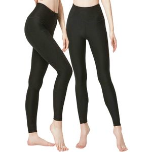 DEVOPS - Leggings de yoga para mujer, 1 ~ 2 paquetes con bolsillo para controlar la barriga