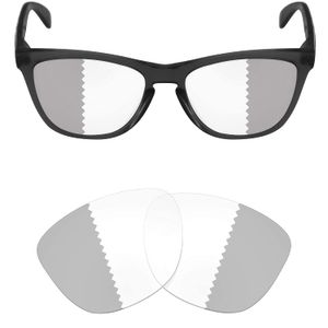 Mryok Lentes de repuesto para Oakley Frogskins - Opciones, Gris, talla única